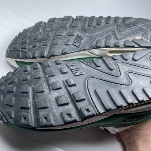 Y2K Nike Air Max 90 Premium White Black Pine Green 11 Men 313650-101 Read* - Picture 7 of 16
